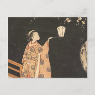 Cherry Blossom van Suzuki Harunobu Briefkaart