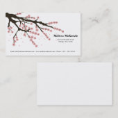 Cherry Blossom Visitekaartje (Voorkant / Achterkant)