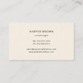 Cherry blossom visitekaartje (Achterkant)