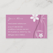 Cherry Blossom Visitekaartje (Achterkant)