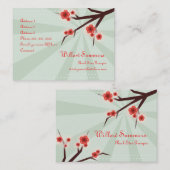 Cherry Blossom Visitekaartje (Voorkant / Achterkant)