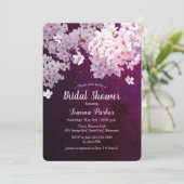 Cherry Blossom Vrijgezellenfeest Kaart (Staand voorkant)