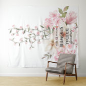 Cherry Blossom Vrijgezellenfeest Photo Booth Backd Wandkleed (In Situ (horizontaal))