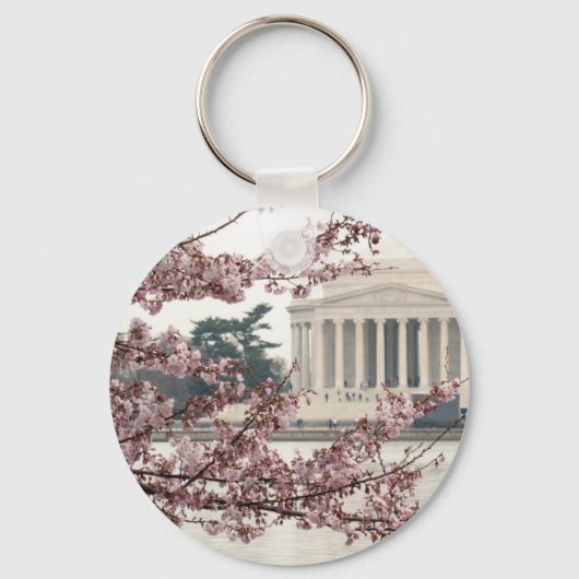Cherry Blossom Washington DC Sleutelhanger (Voorkant)