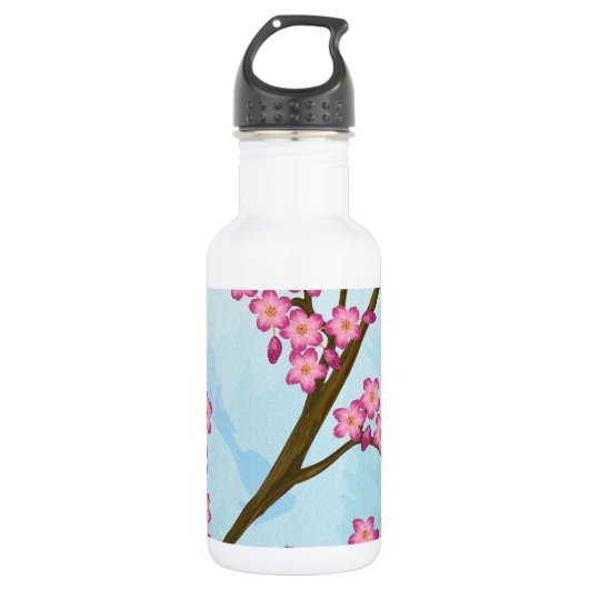 Cherry Blossom Waterfles (Voorkant)