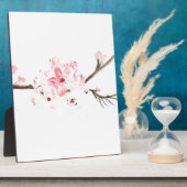 Cherry blossom waterverf fotoplaat (Zijkant)