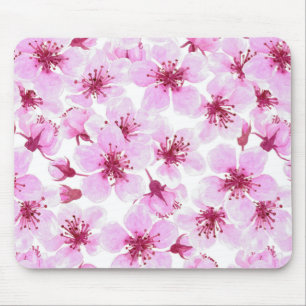 Cherry blossom waterverf muismat