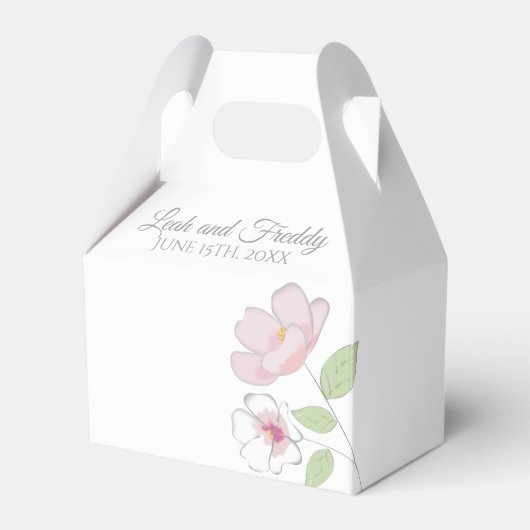 Cherry Blossom Wedding Favor Box Bedankdoosjes (Voorkant Zijde)