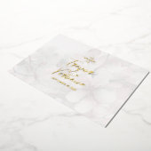 Cherry Blossom Wedding Folie Uitnodiging (Gedraaid)