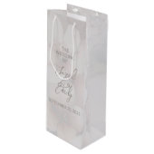 Cherry Blossom Wedding gepersonaliseerde cadeautas (Voorkant Gekanteld)