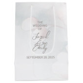 Cherry Blossom Wedding gepersonaliseerde cadeautas (Achterkant)