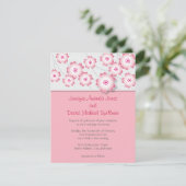 Cherry Blossom Wedding Invitation Kaart (Staand voorkant)