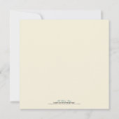 Cherry Blossom Wedding Invitation (roze) Kaart (Achterkant)