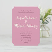 Cherry Blossom Wedding Invitations Kaart (Staand voorkant)