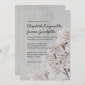  Cherry Blossom Wedding Invitations Kaart (Voorkant / Achterkant)