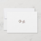 Cherry Blossom Wedding Invitations Kaart (Achterkant)