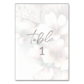 Cherry Blossom Wedding Kaart (Achterkant)