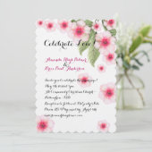 Cherry BLossom Wedding Kaart (Staand voorkant)