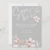 Cherry Blossom Wedding Save the Date Kaarten (Voorkant)