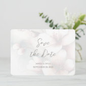 Cherry Blossom Wedding Voeg foto toe Bewaar de dat Save The Date (Staand voorkant)