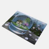 Cherry Blossom Wereldbol Doormat Deurmat (Schuin)