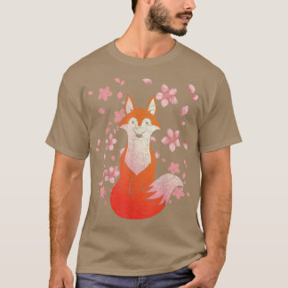 Cherry Blossom Wildlife Forest Dierenvriend Sakura T-shirt