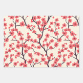 Cherry Blossom Wrapping Paper (Set van 3) (Voorkant)
