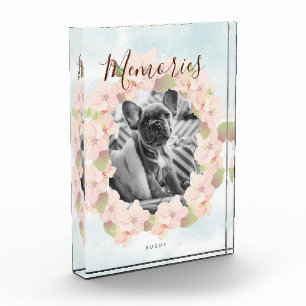 Cherry Blossom Wreath Pet Roze Fotoblokken