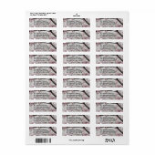Cherry Blossoms 10 Label (Full Sheet)