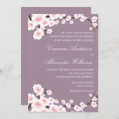 CHERRY BLOSSOMS | AFBEELDINGSINVITATIE KAART (Voorkant / Achterkant)