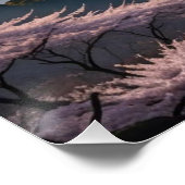 cherry blossoms and Mount Fuji Perfect Poster (Hoek)