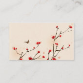 Cherry Blossoms Bloemen Bruiloft Informatie Informatiekaartje (Achterkant)