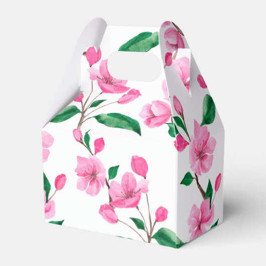 Cherry Blossoms Bruiloft Personaliseren Dank u Bedankdoosjes (Achterkant)
