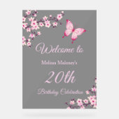 Cherry Blossoms Butterfly Birthday (Recto)