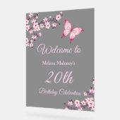 Cherry Blossoms Butterfly Birthday (Angle)