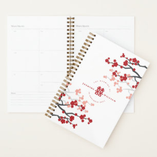 Cherry Blossoms & Double Bonheur Mariage chinois