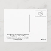 Cherry Blossoms en het Washington Monument Briefkaart (Achterkant)