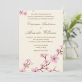 CHERRY BLOSSOMS| FAIRE-PART DE MARIAGE (Debout devant)