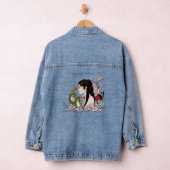 Cherry Blossoms Fairy Dragon Vriendschap Denim Jacket (Hangar)