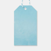 Cherry Blossoms Floral Baby shower Cadeaulabel (Achterkant)