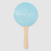 Cherry Blossoms Floral Baby shower Handwaaier (Achterkant)