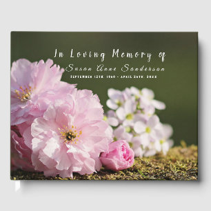 Cherry Blossoms Funeral Memorial Livre d'or
