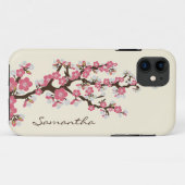 Cherry Blossoms iPhone 5 Coque-Mate Coque (rose) (Dos (Horizontal))
