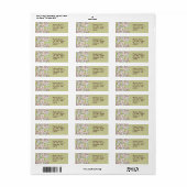 Cherry Blossoms Label (Full Sheet)