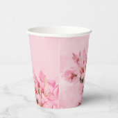 Cherry Blossoms lente bruiloft Papieren Bekers (Rechts)