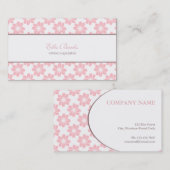 Cherry Blossoms Motif Carte de visite (Devant / Derrière)