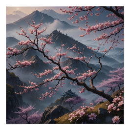 cherry blossoms perfect poster
