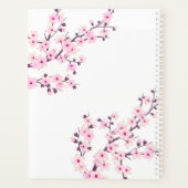 Cherry Blossoms rose blanc Ajouter des noms Mariag (Dos)