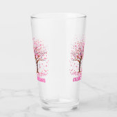 Cherry Blossoms Roze Sneeuw Wereldbol Glas (Rechts)