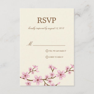 CHERRY BLOSSOMS   RSVP
